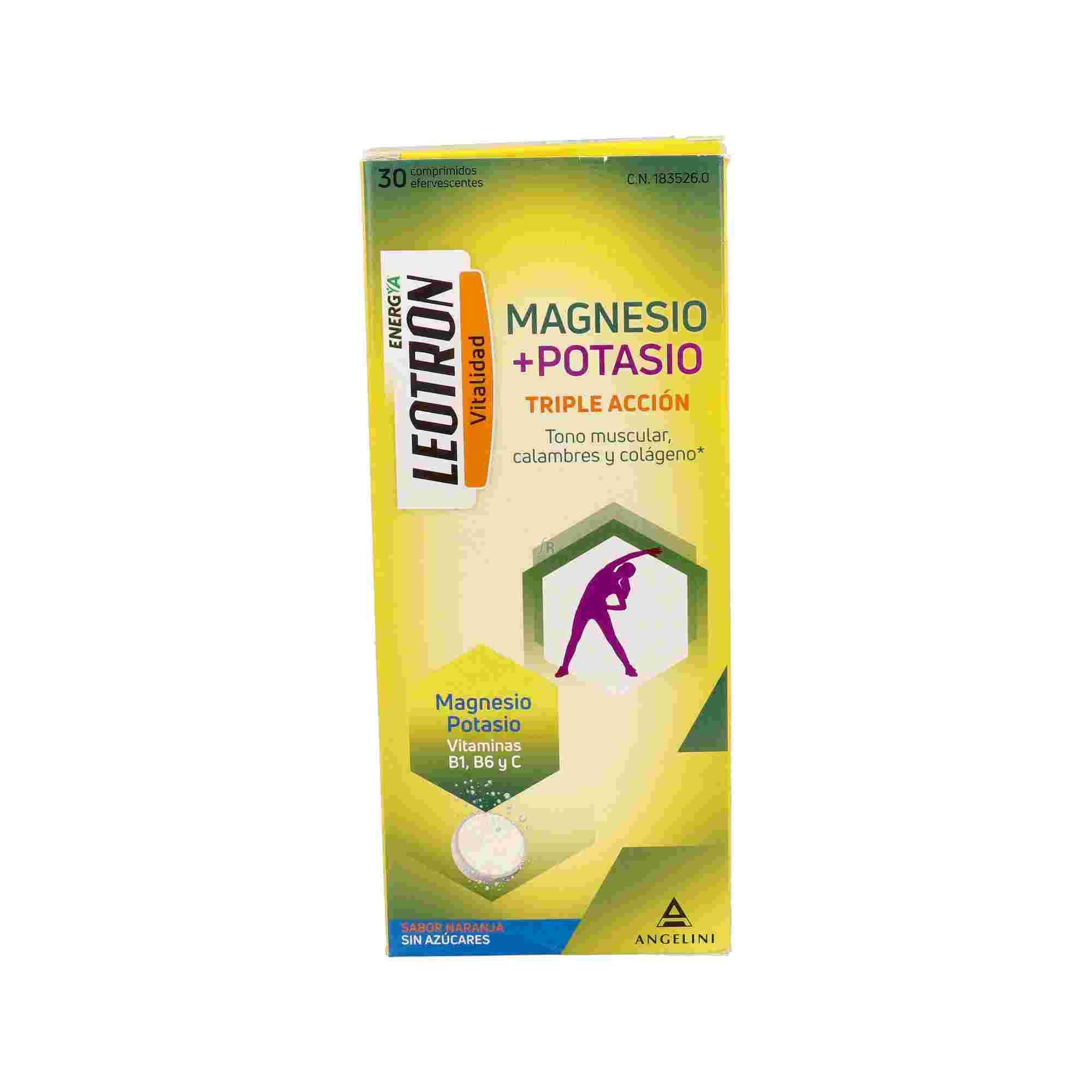 Leotron Magnesio + Potasio 30 Comprimidos