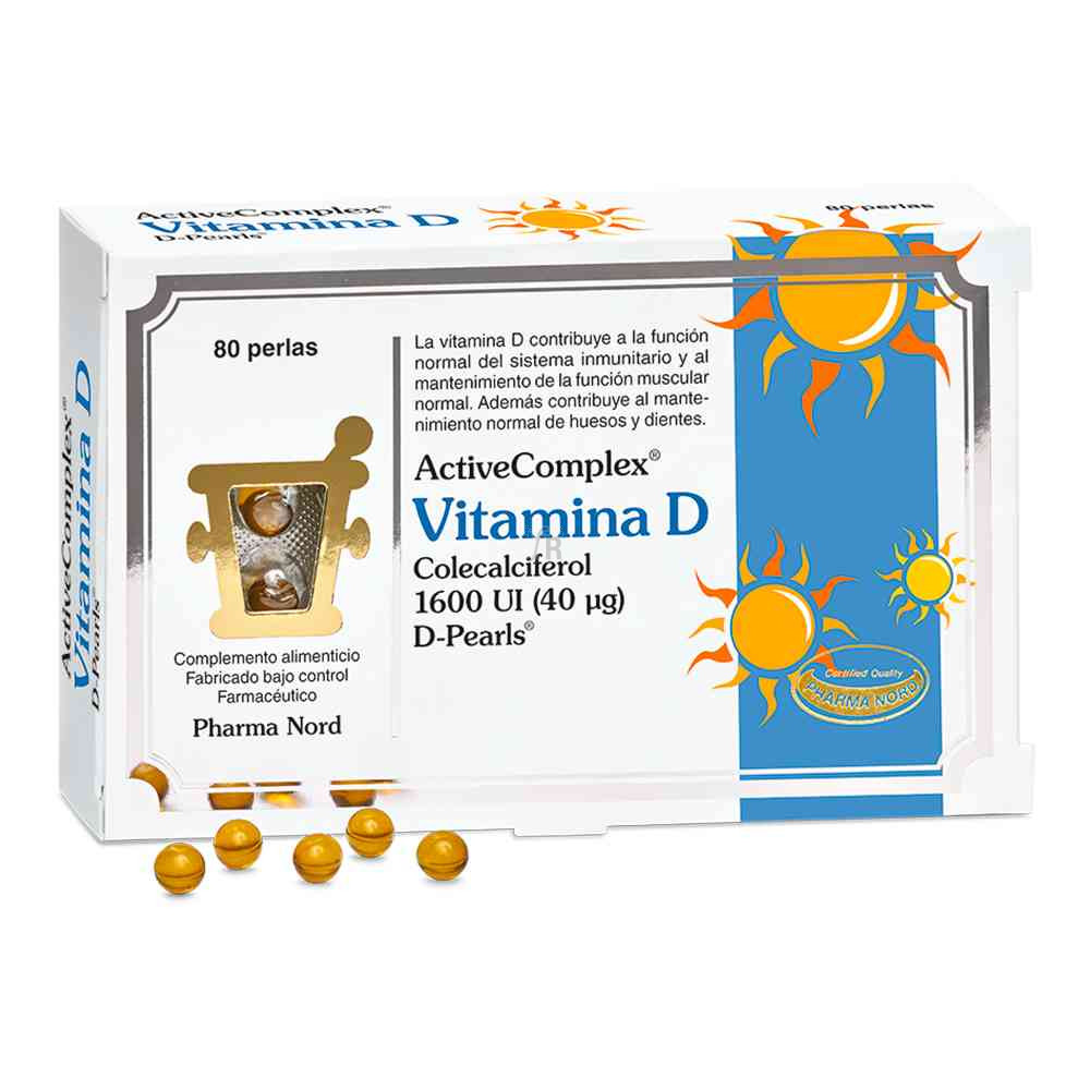Activecomplex Vit. D 40Mcg. 1600Ui 80Perlas Phar