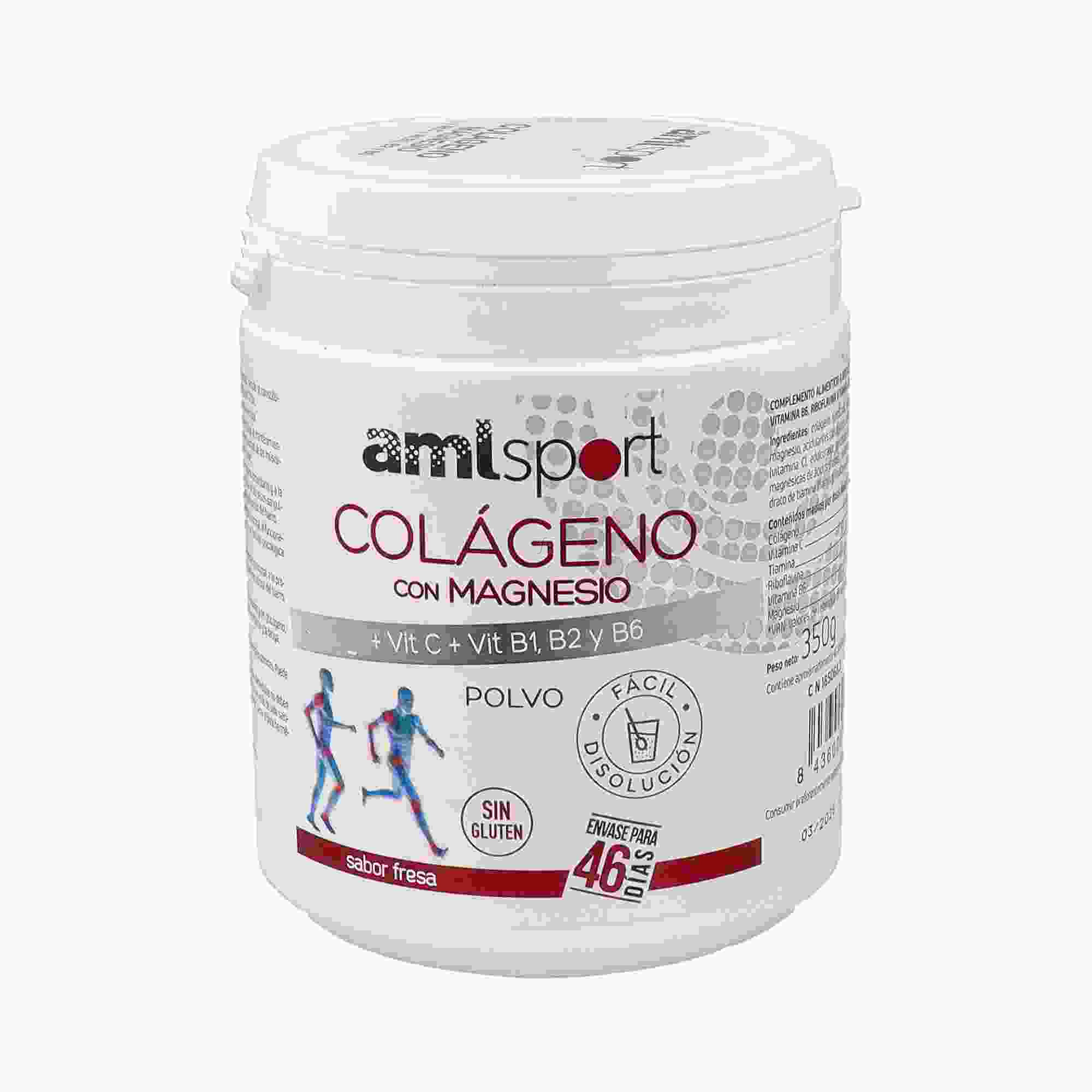 Colageno Magnesio+Vit C+Vit B1 B2 B6 Fresa Ana María Lajusticia