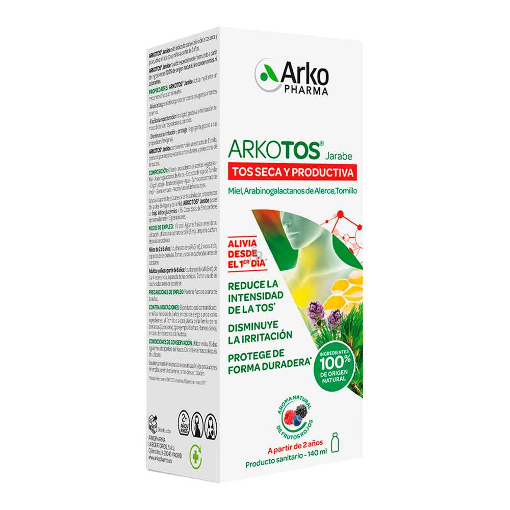 Arkotos Jarabe Tos Seca Productiva 140 Ml