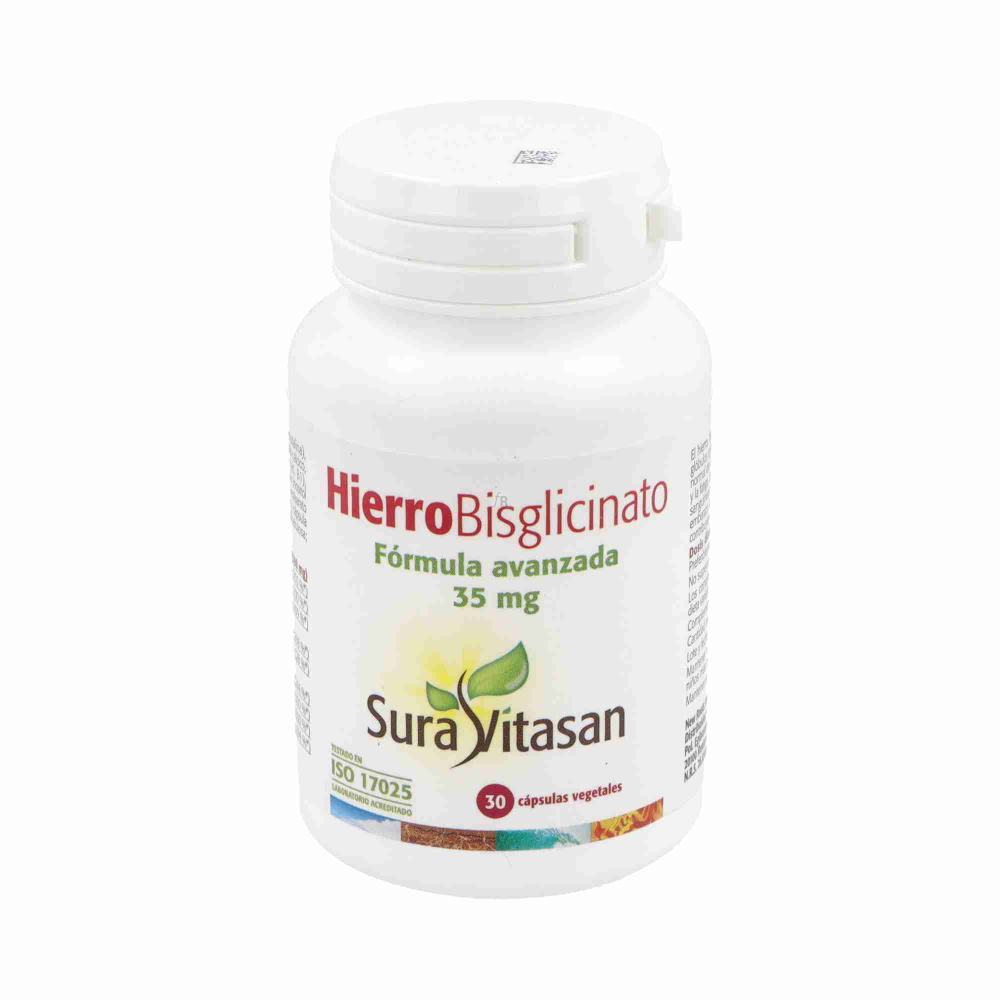 Hierro Bisglicinato 30 Capsulas Sura Vitasan