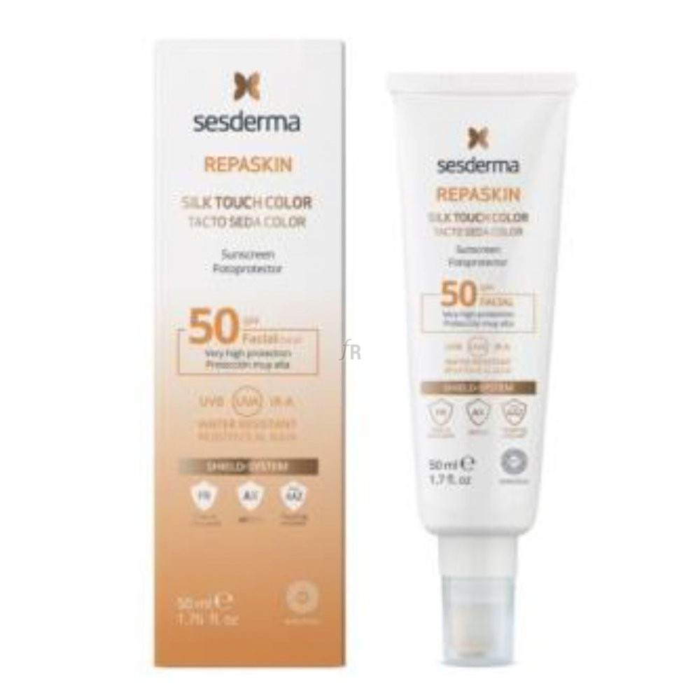 Repaskin Fotoprotector Spf 50 Tacto Seda Color 50 Ml