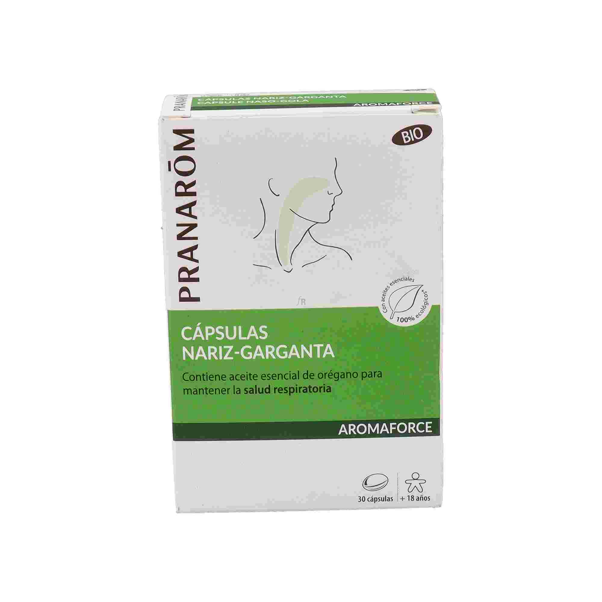 Pranarom Aromaforce Nariz Garganta Bio 30 Caps