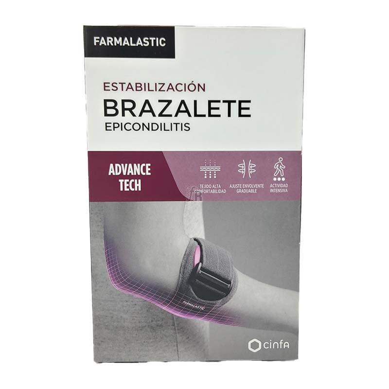 Farmalastic Brazalete Epicondilitis Advance Tech 1 Unidad Talla Unica 