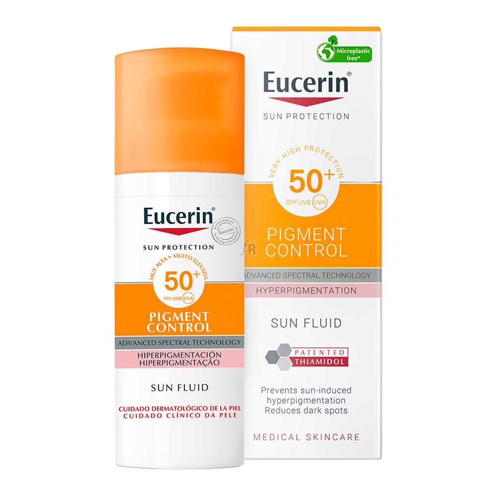 Eucerin Sun Protection 50+ Fluid Pigment Control 1 Envase 50 Ml