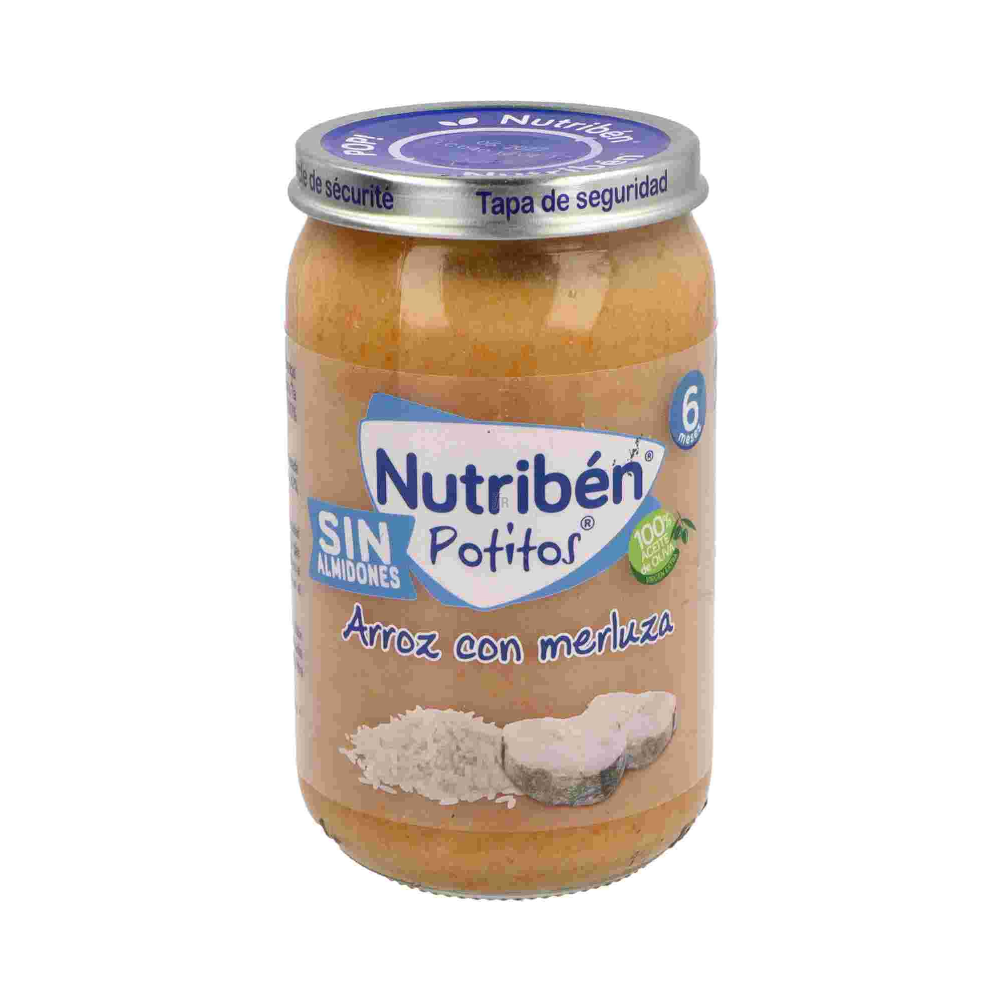Nutriben Suprema De Merluza Con Arroz 1 Potito 235 G