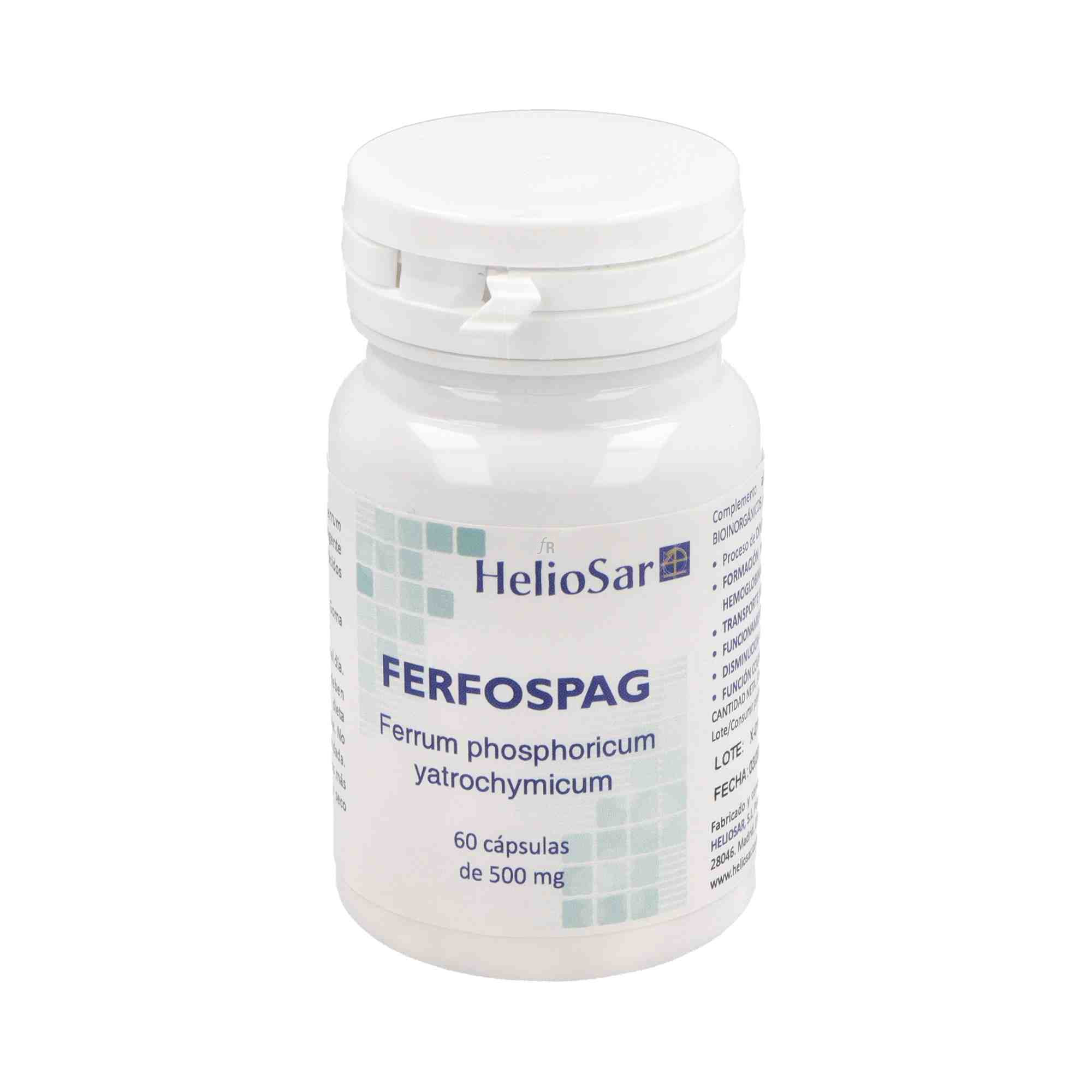Heliosar Ferfospag 60 cápsulas