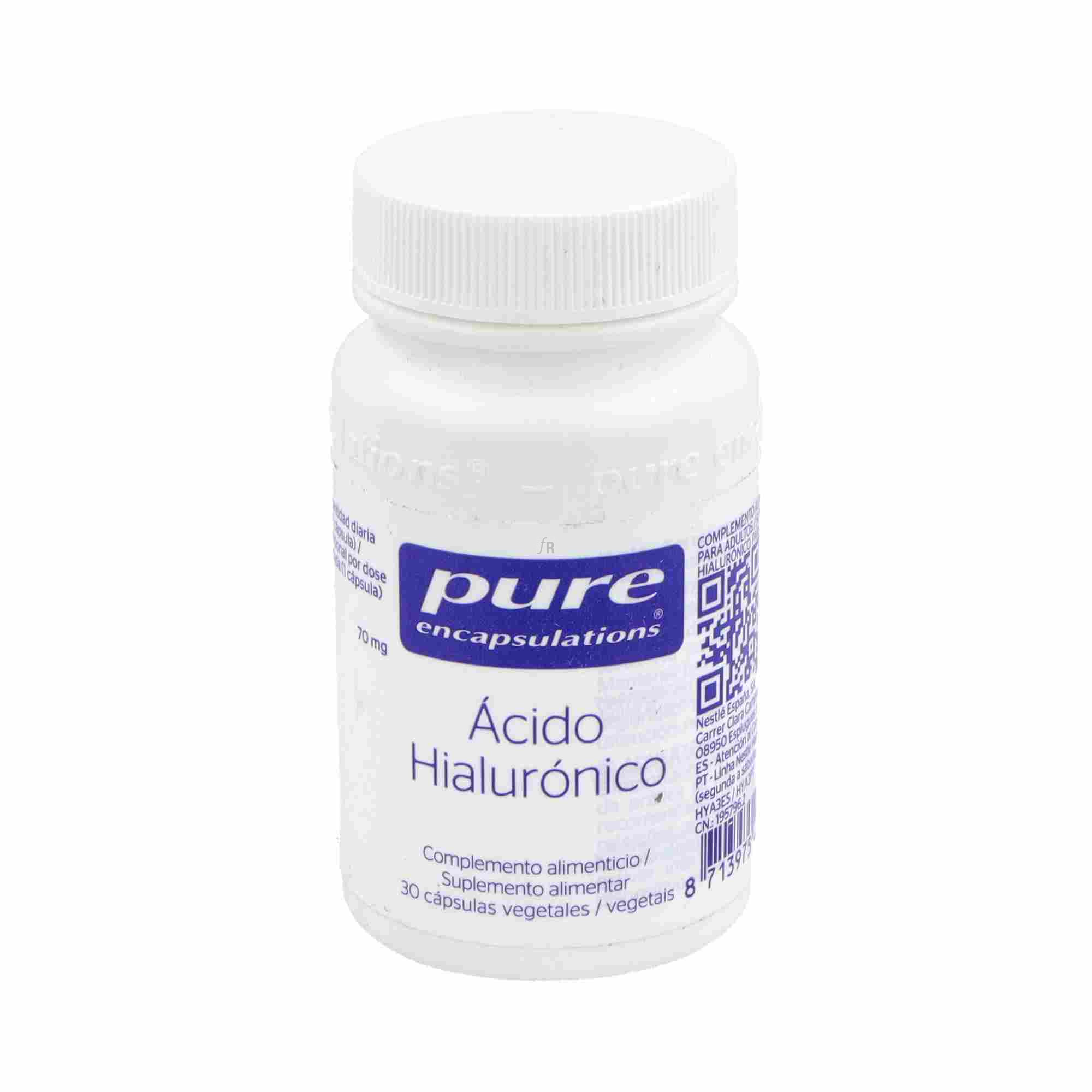 Pure Acido Hialurónico 30 Cápsulas