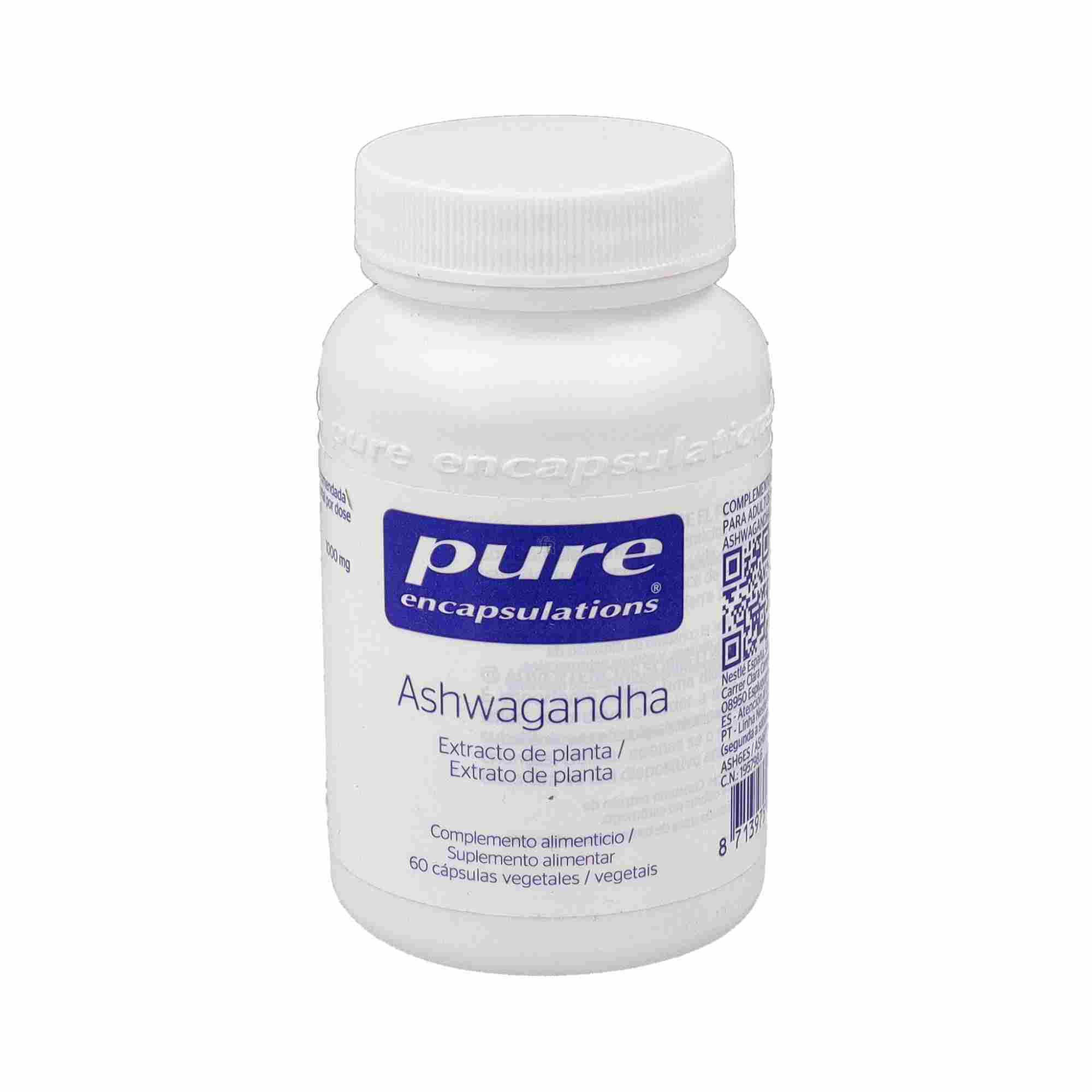 Pure Ashwagandha 60 Capsulas