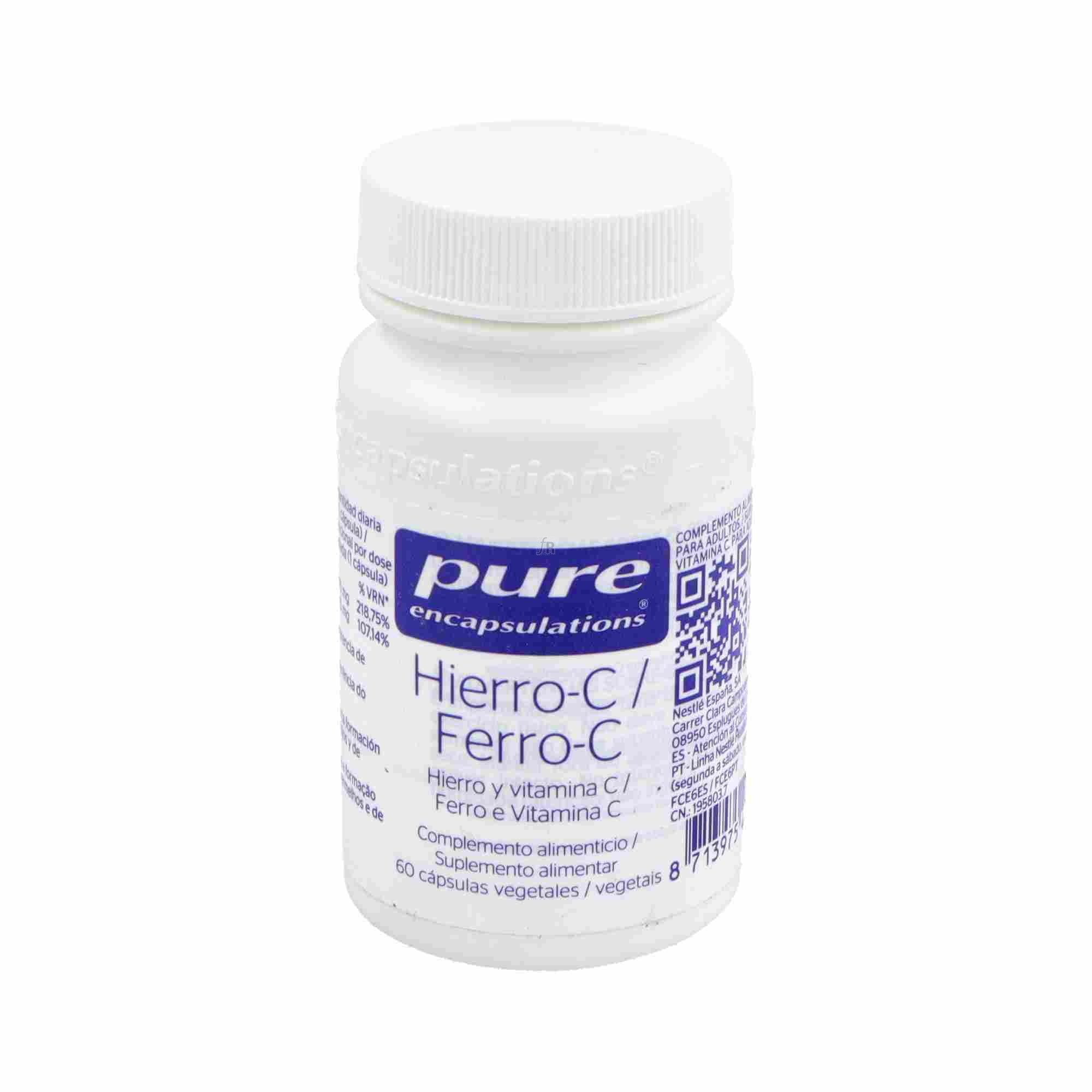 Pure Hierro -C 60 Capsulas 