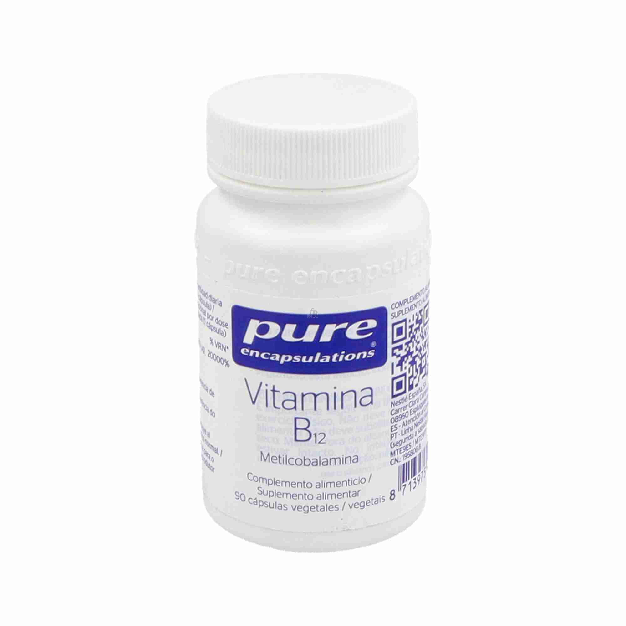 Pure Vitamina B12 90 Capsulas