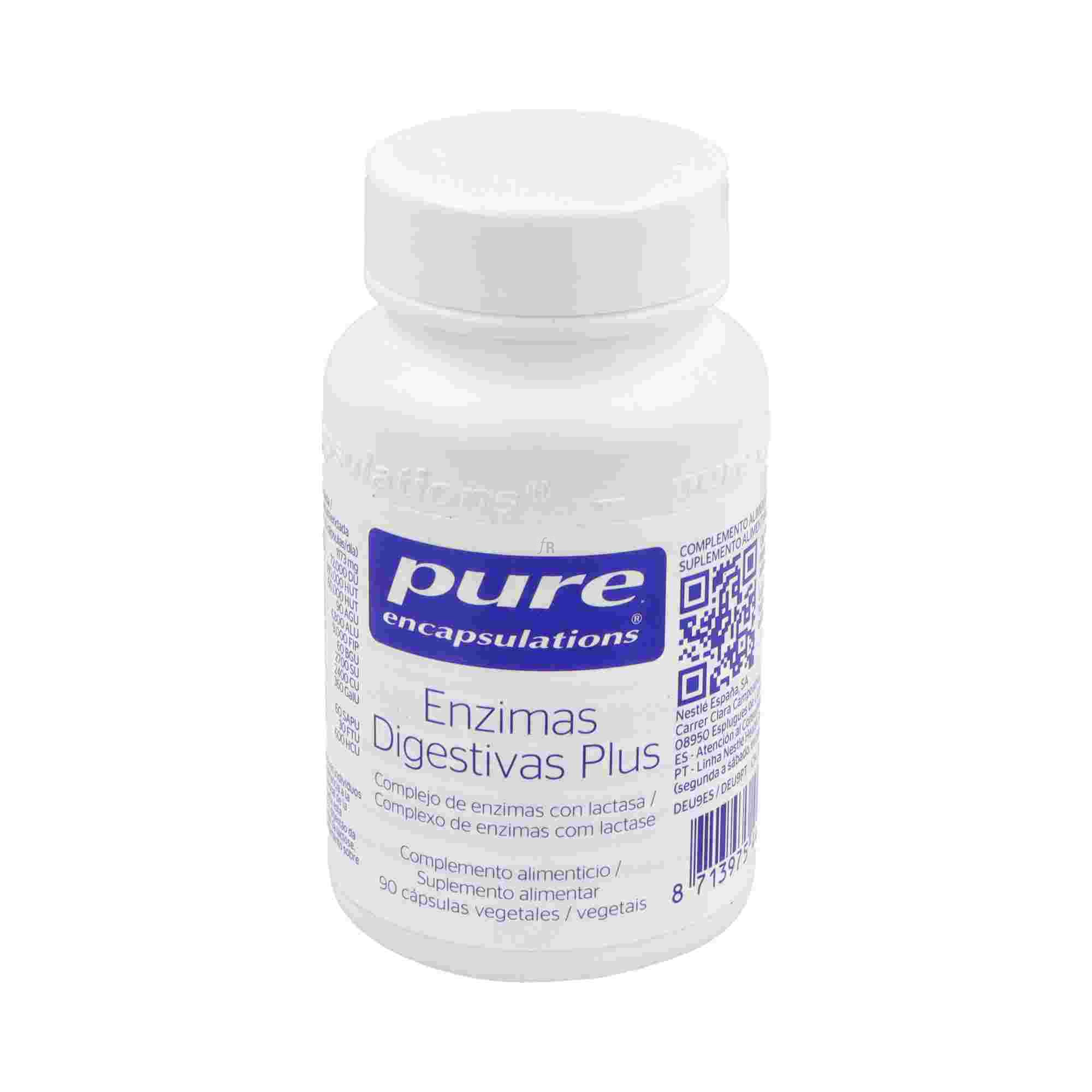 Pure Digestive Enzymes  Plus 90 Capsulas