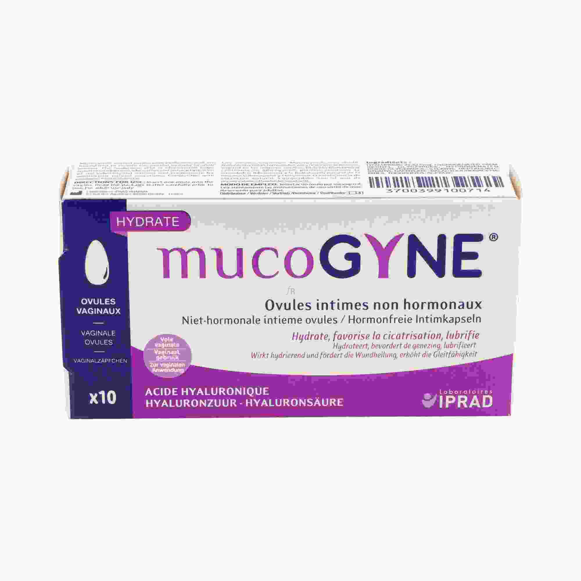 Mucogyne 10 óvulos vaginales Boiron