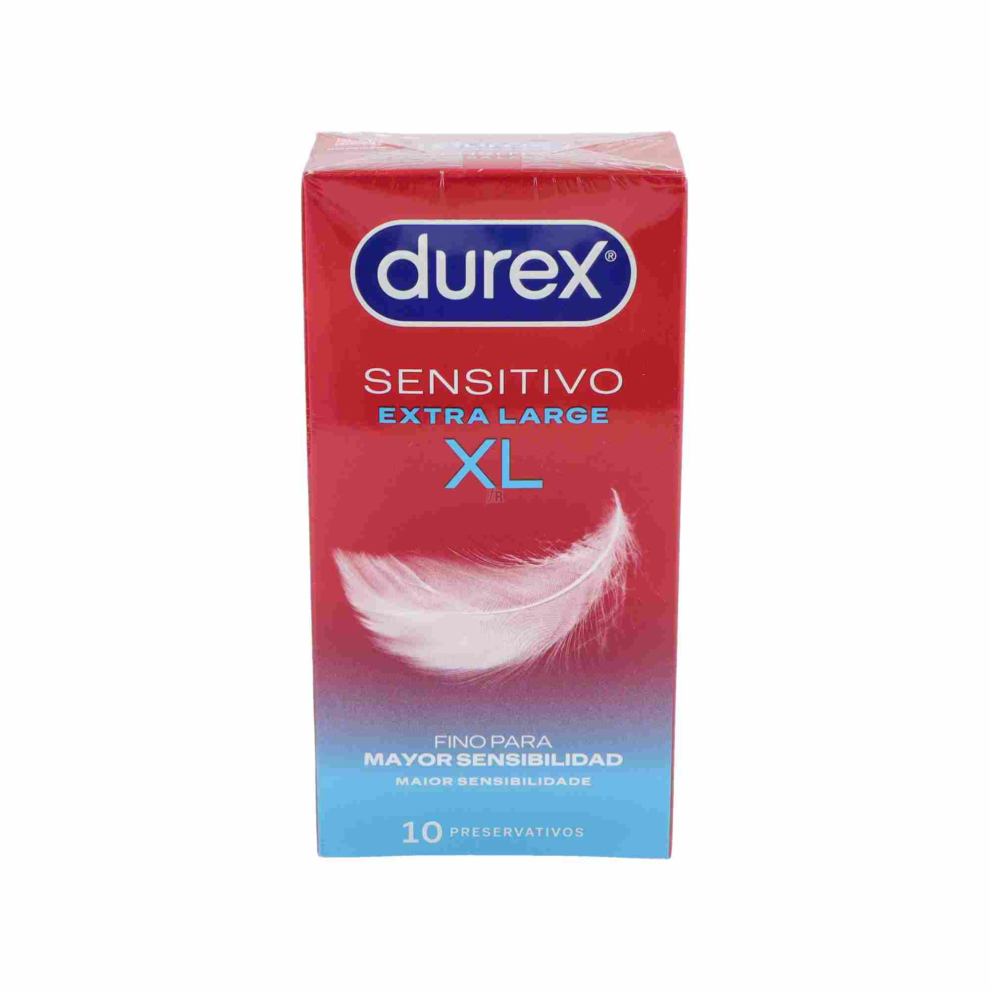 Durex Sensitivo Xl Preservativos 10 U