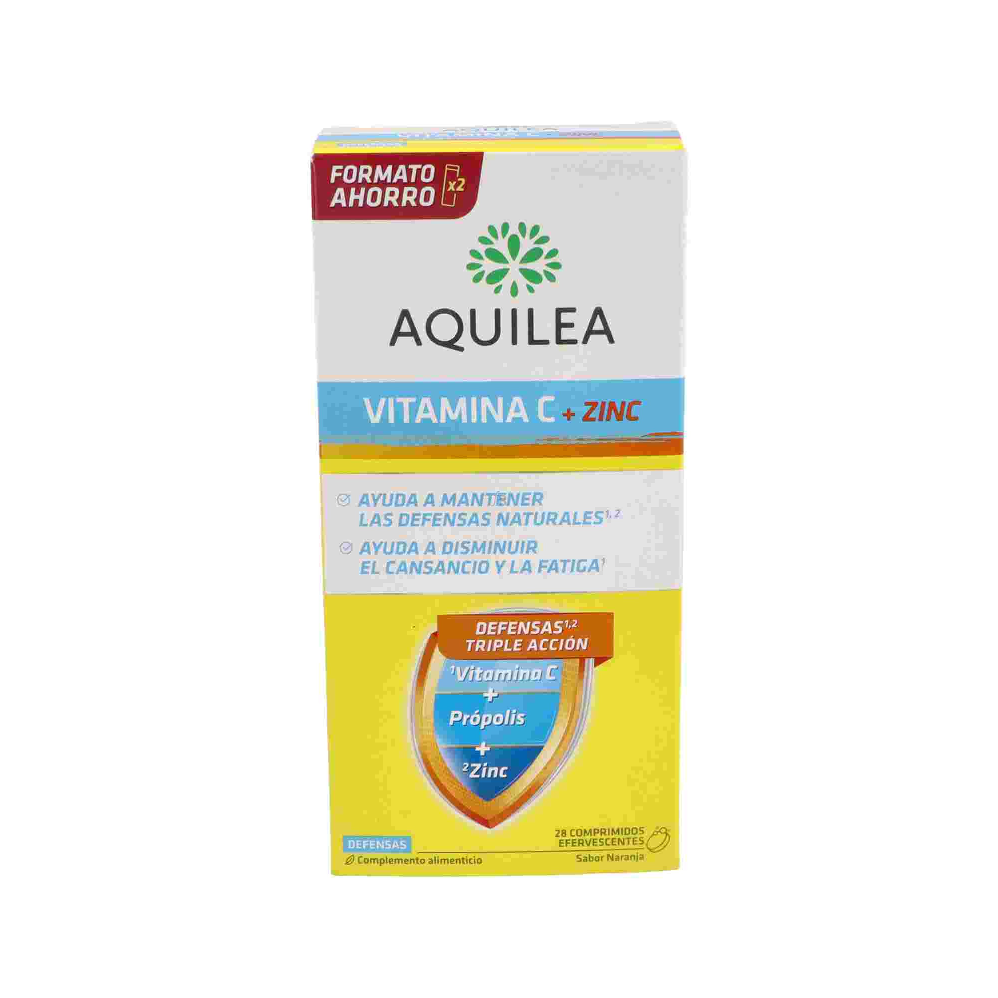Aquilea Vitamina C + Zinc 28 Comprimidos Efervescentes