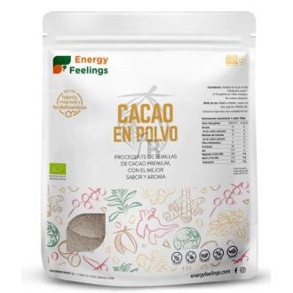 Energy Feelings Cacao Polvo 1Kg. Eco