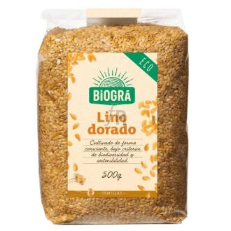 Biogra Semillas De Lino Dorado 500 G  Bio