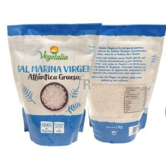 Vegetalia Sal Marina Atlantica Gruesa 1Kg.