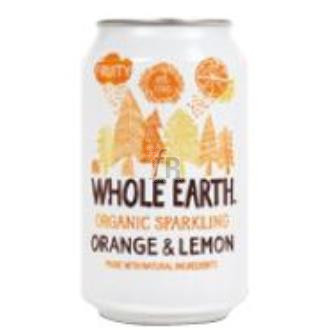 Whole Earth Refresco De Naranja Y Limon 330Ml. Bio