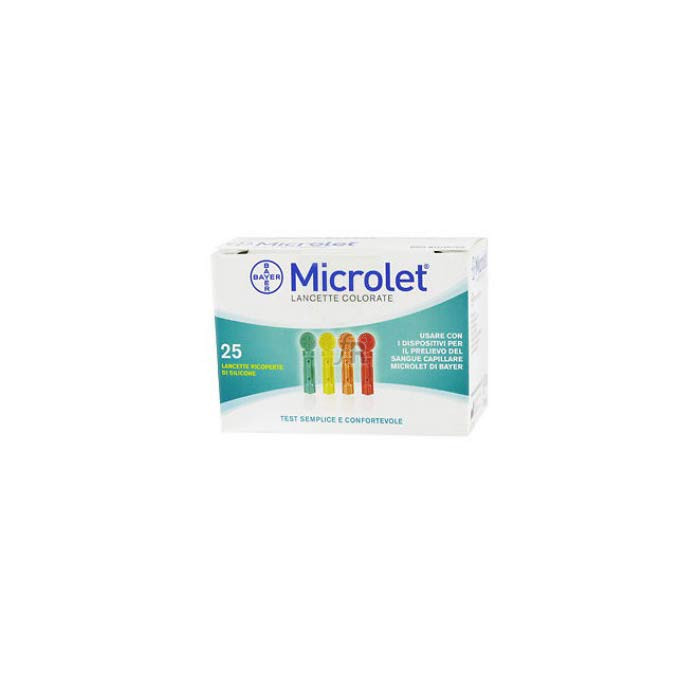 Microlet Color  25 Lancetas - Bayer