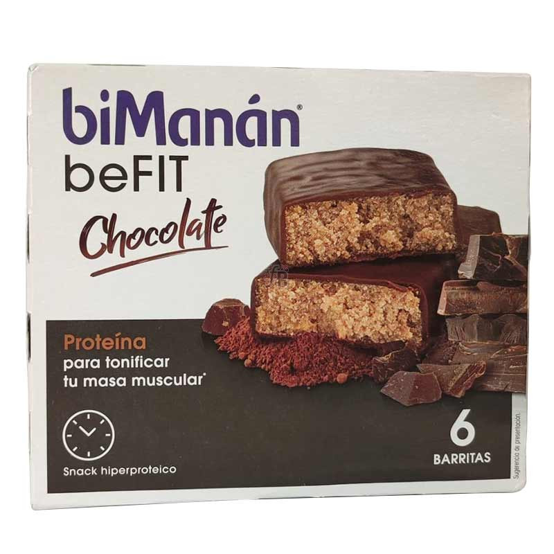 Bimanan beFIT Pro Barritas De Chocolate 6 Unidades