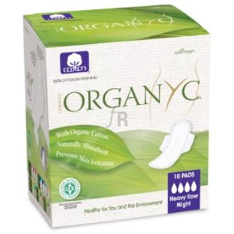 Organyc Compresa Super C/Alas 10 Un 4 Gotas 100% Alg Organic
