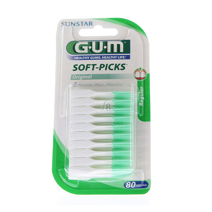 Gum Soft Picks Regular 80 Unidades - Gum