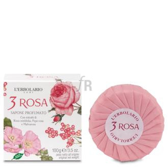 L“Erbolario 3 Rosas Jabon Pastilla 100Gr