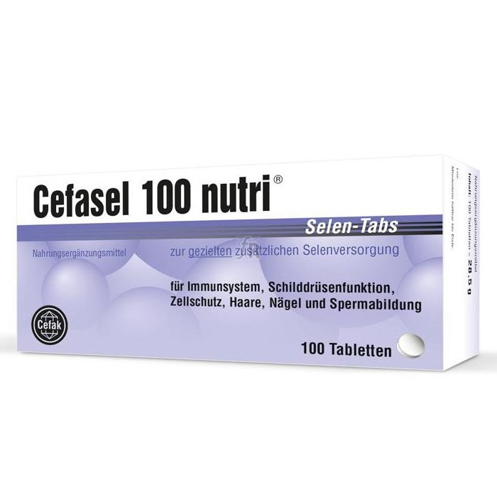 Cefasel 100 Nutri 50 Comprimidos - Laboratorio Cobas