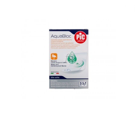 Pic Aquabloc Post Op Con Bactericida Aposito Esteril 5 X 7 Cm 5 - Farmacia Ribera