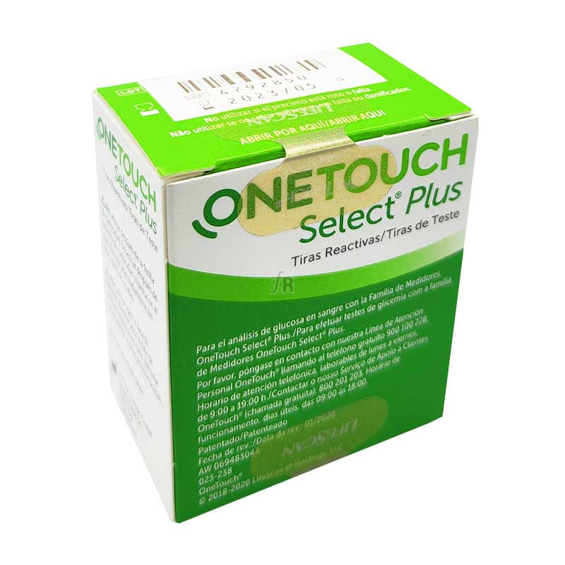 One Touch Select Plus 50 Tiras