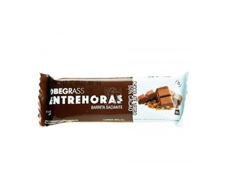 Obegrass Entrehoras Barrita Chocolate Negro 1U - Farmacia Ribera