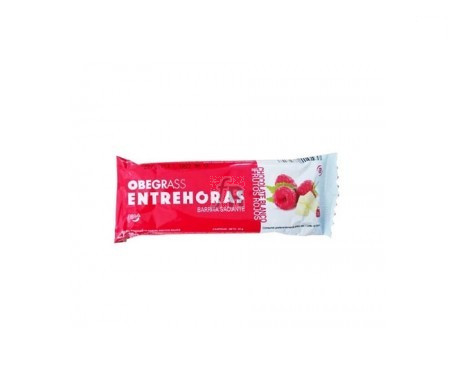 Obegrass Entrehoras Barrita Chocolate Blanco Y Frutos Rojos 1U - Farmacia Ribera