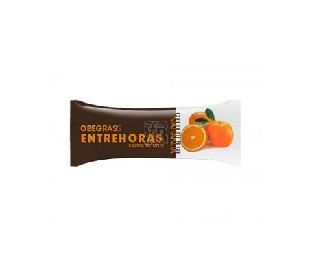 Obegrass Entrehoras Barrita Chocolate Negro Y Naranja 1U - Farmacia Ribera