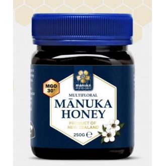 Manuka New Zeland Miel De Manuka Raw Mgo 30+ Multifloral 250 G