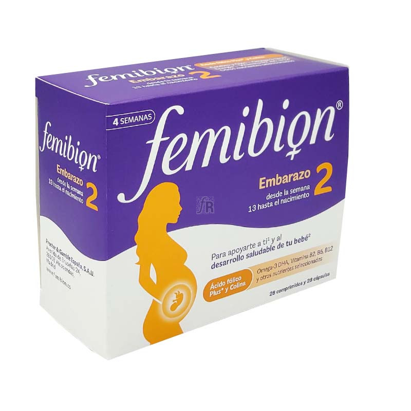 Femibion 2 Embarazo (Vitaminas y minerales)Volver atrás Reiniciar Borrar Duplicar Guardar Guardar y continuar editando