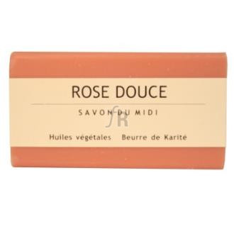 Savon Du Midi Jabon En Pastilla De Rosa Dul 100 G Bio