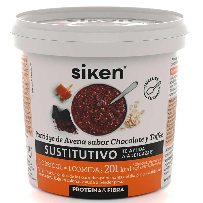 Siken Sustitutivo Porridge De Avena Chocolate Y Toffee 52 Gr
