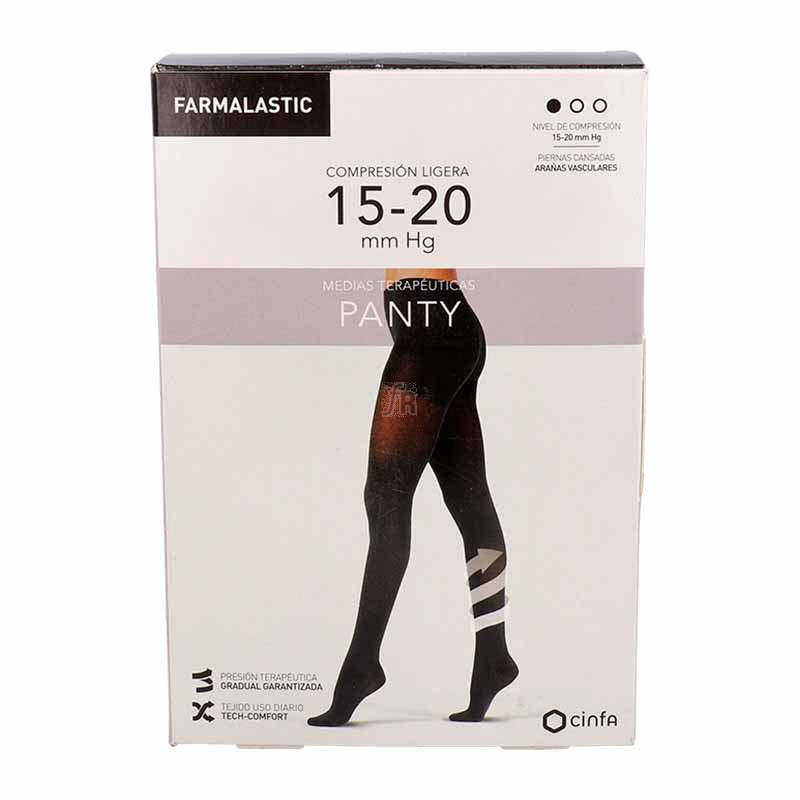 Panty Compresion Ligera Farmalastic 1 Unidad Talla M Color Negro