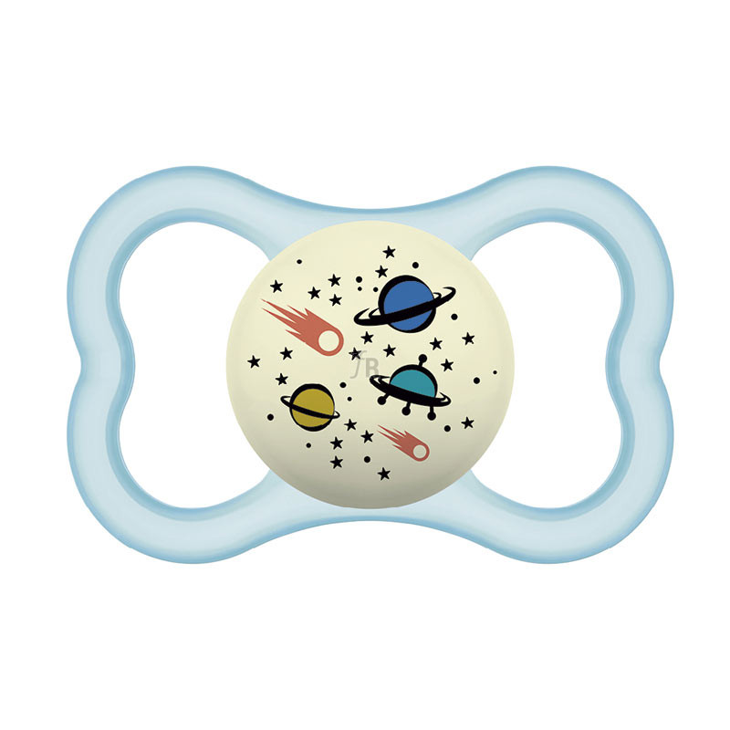 Mam Baby Chupete Silicona Simetrica Supreme Night 1 Unidad Azul 16+ Meses
