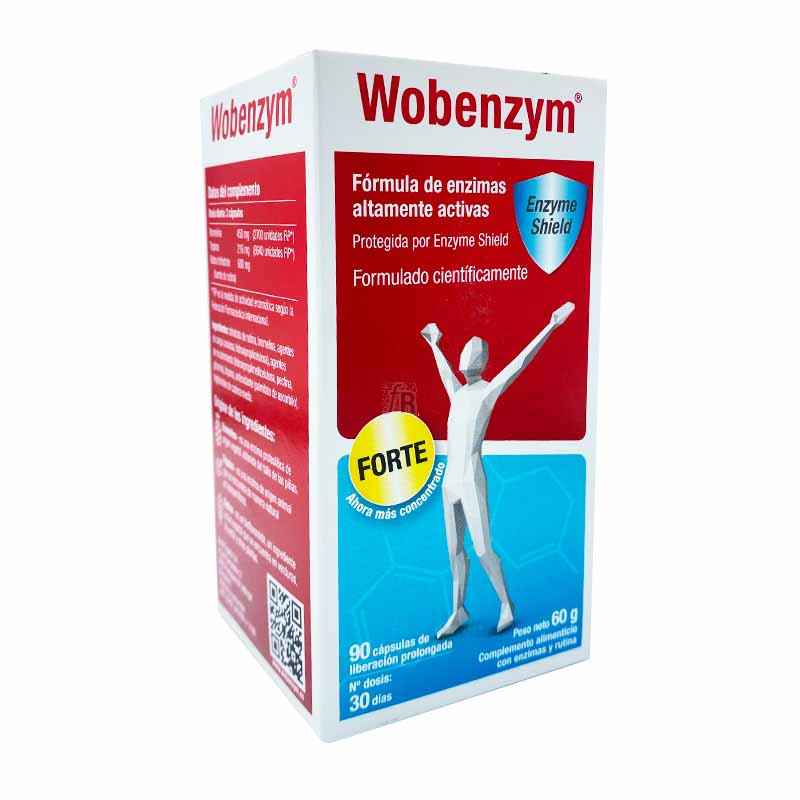 Wobenzym Forte 90 Capsulas