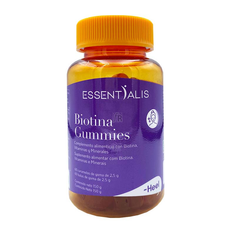 Essentialis Biotina Gummies 60 caramelos Heel