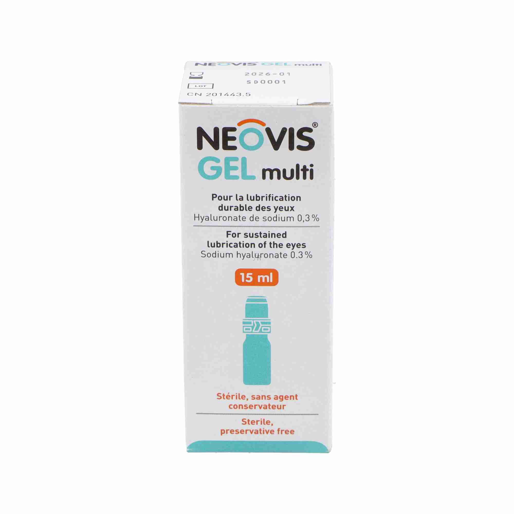 Neovis Gel Multidosis 15 Ml
