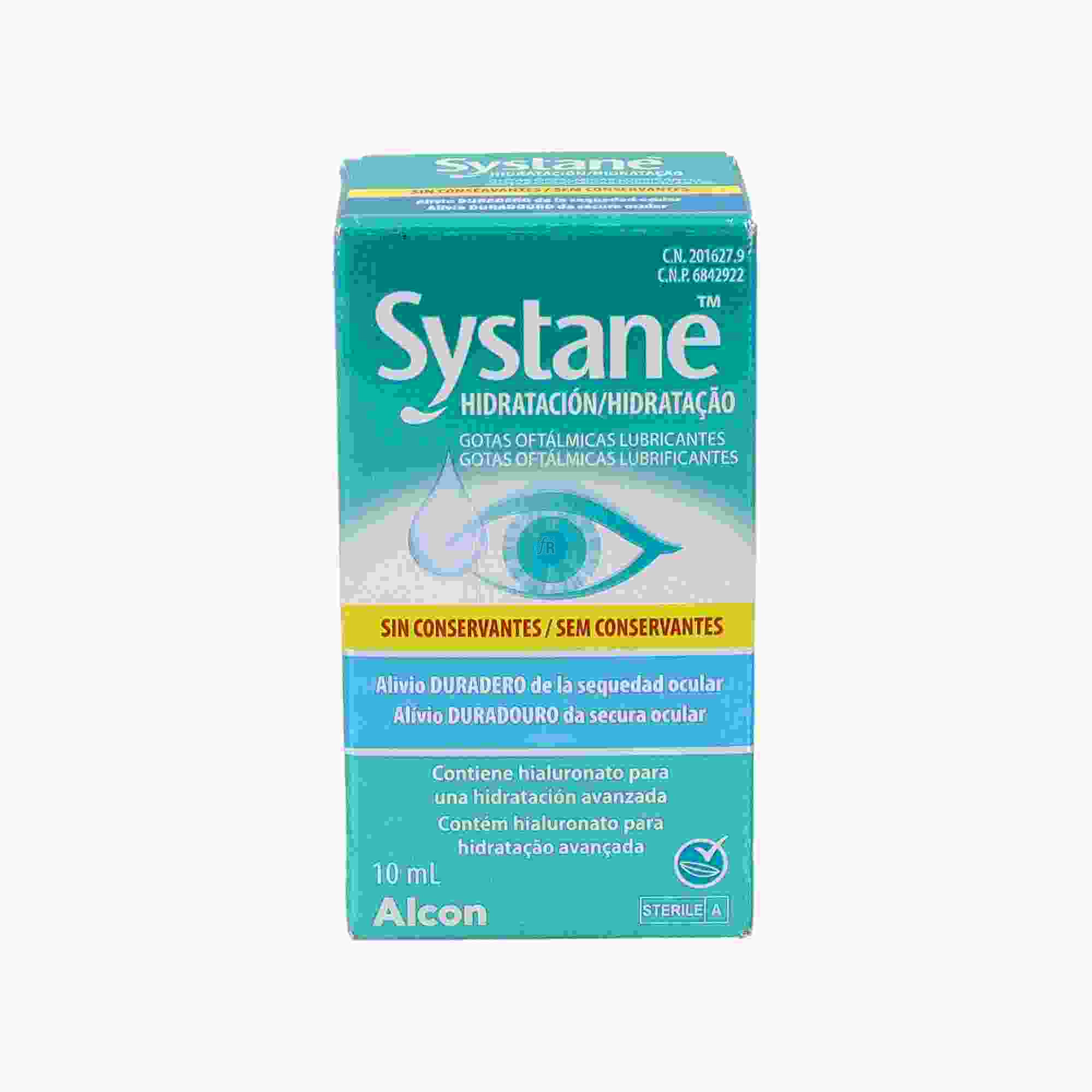 Systane Hidratacion Gotas Oftalmicas Lubricantes Sin Conservantes 1 Frasco 10 Ml