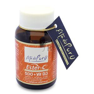 Ester-C Con Vitamina D3 60Cap. Estado Puro