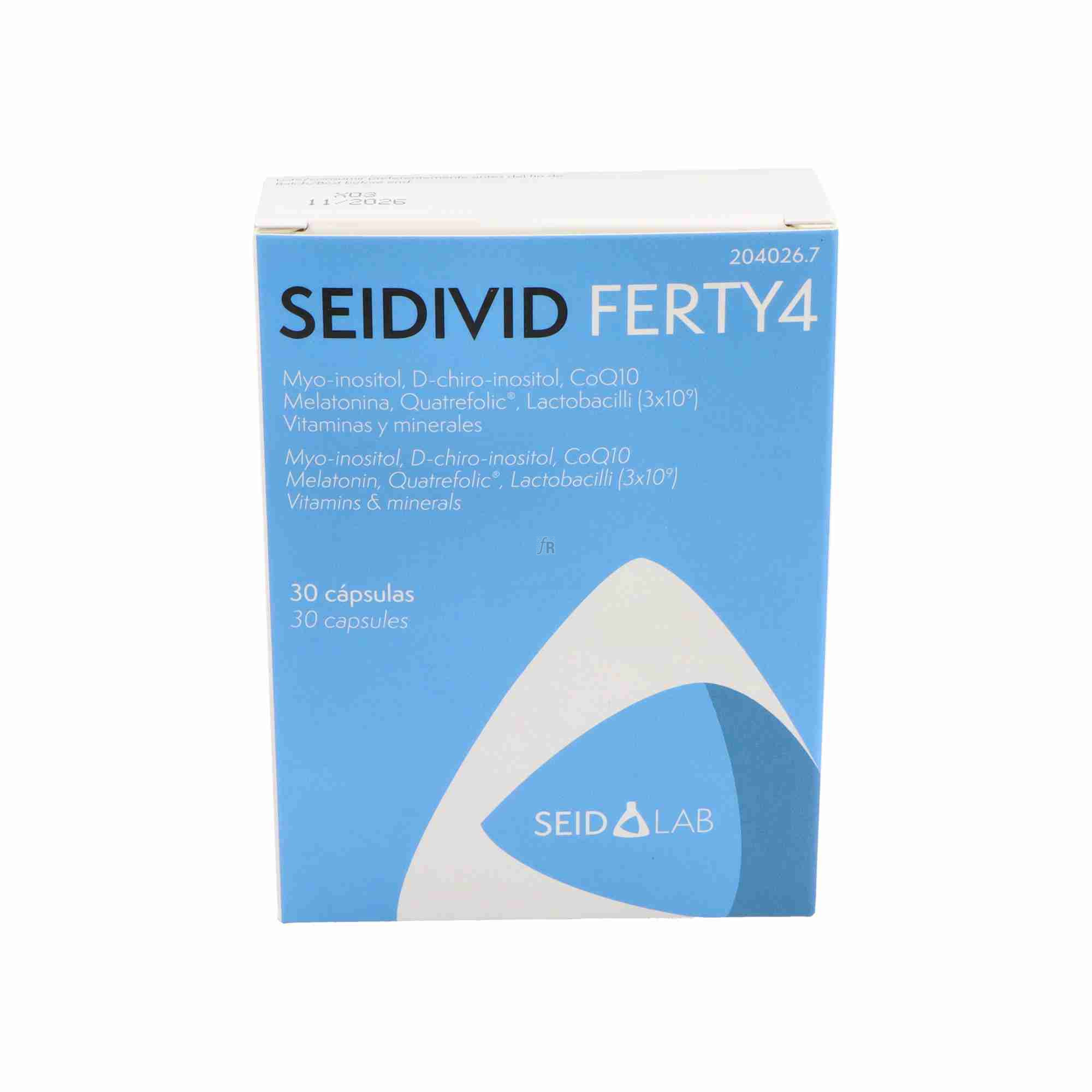 Seidivid Ferty4 30 Capsulas