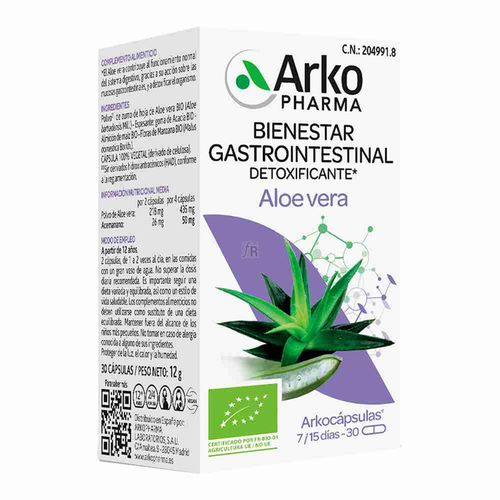 Arkocápsulas ArkoCápsulas Aloe Vera Bio 30 Cápsulas