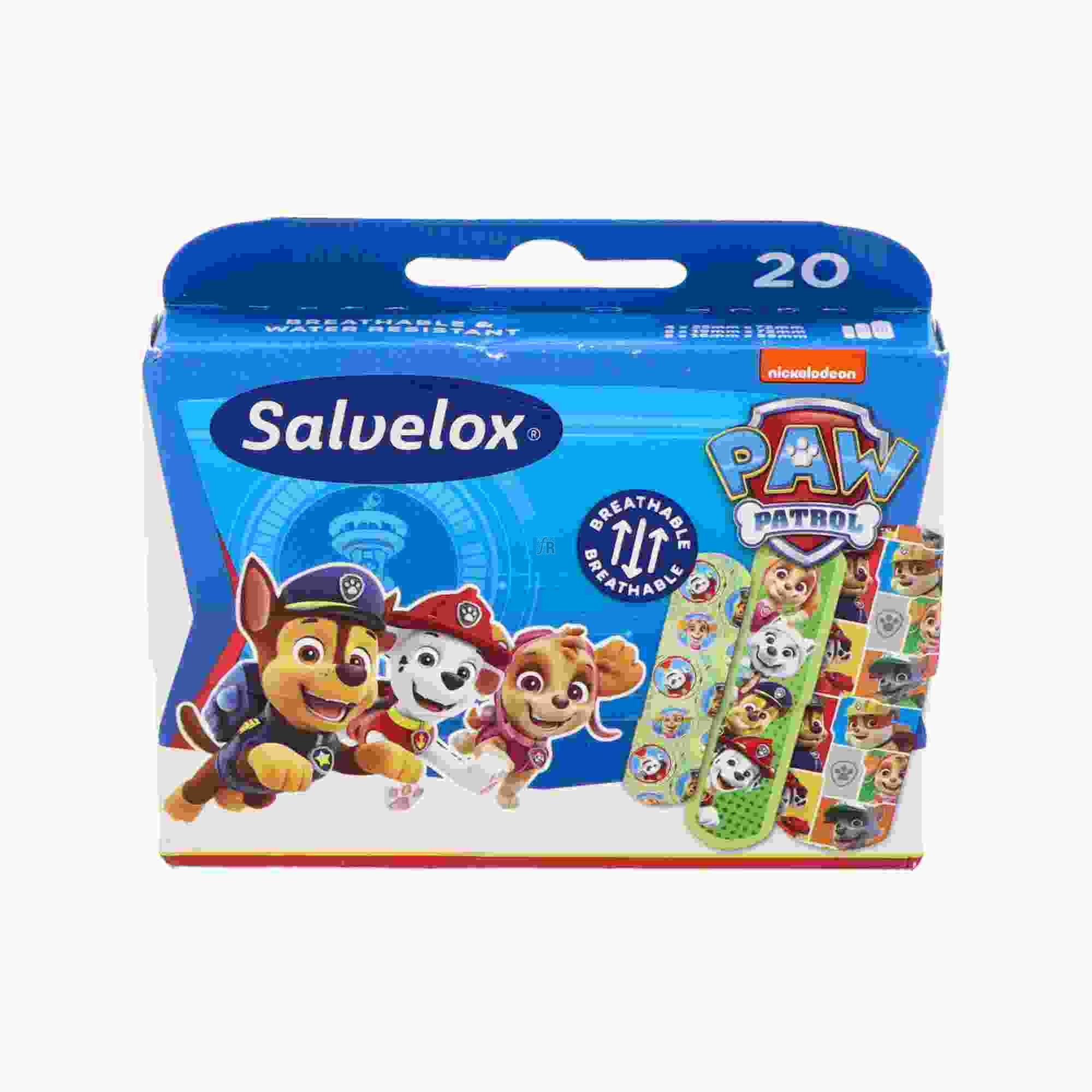 Salvelox Aposito Adhesivo Paw Patrol 20 Tiras Surtidas