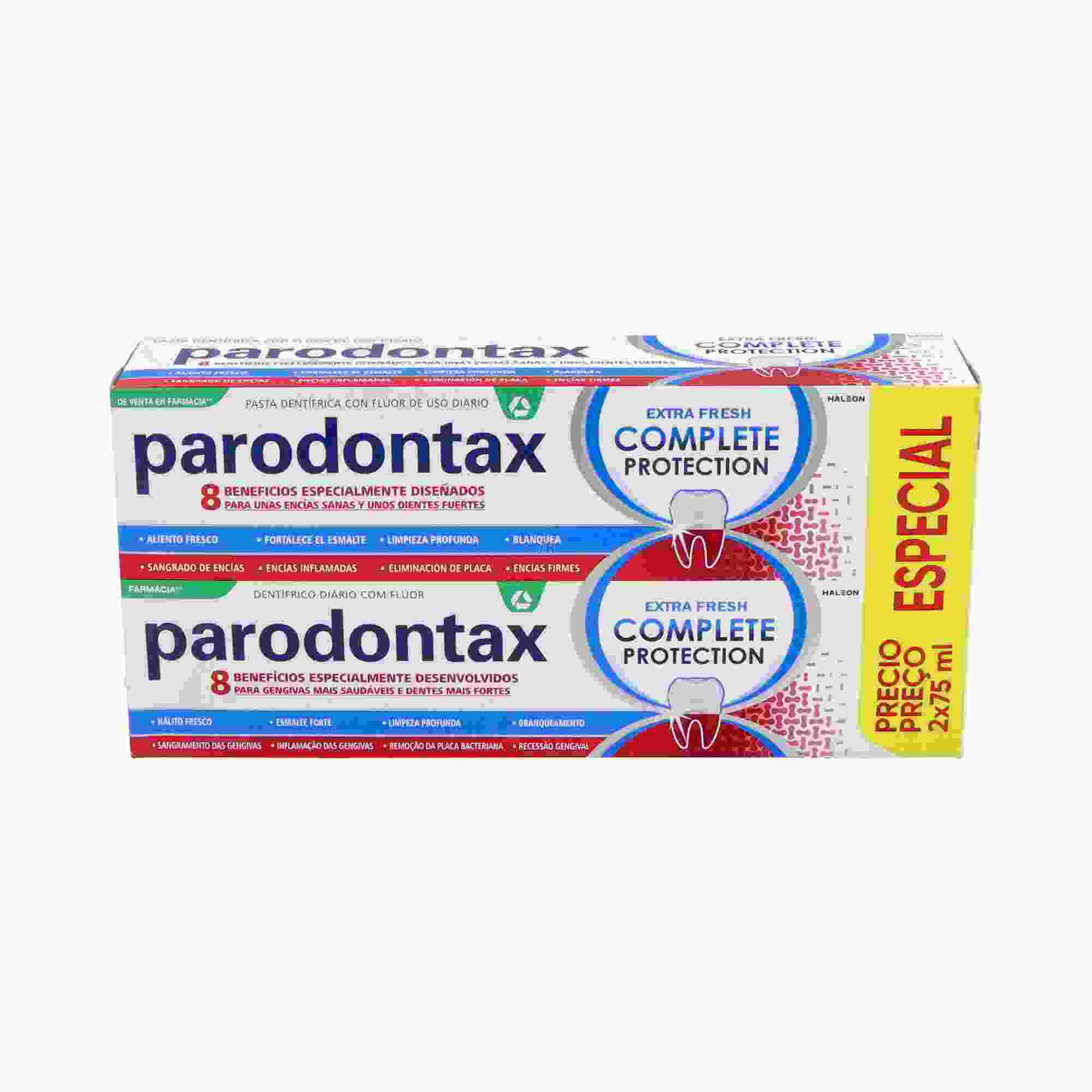 Parodontax Complete Protection Extra Fresh 2 Envases 75 Ml