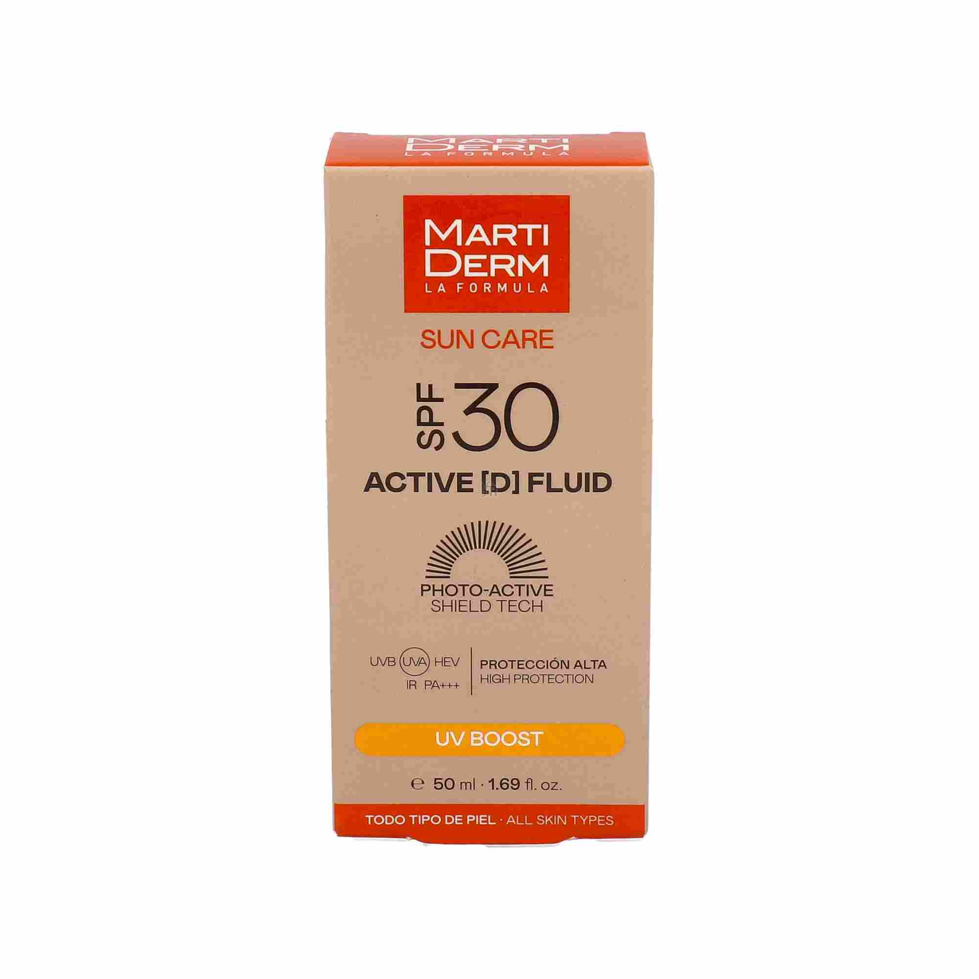 Martiderm Spf 30 Active (D) Fluid 1 Envase 50 Ml